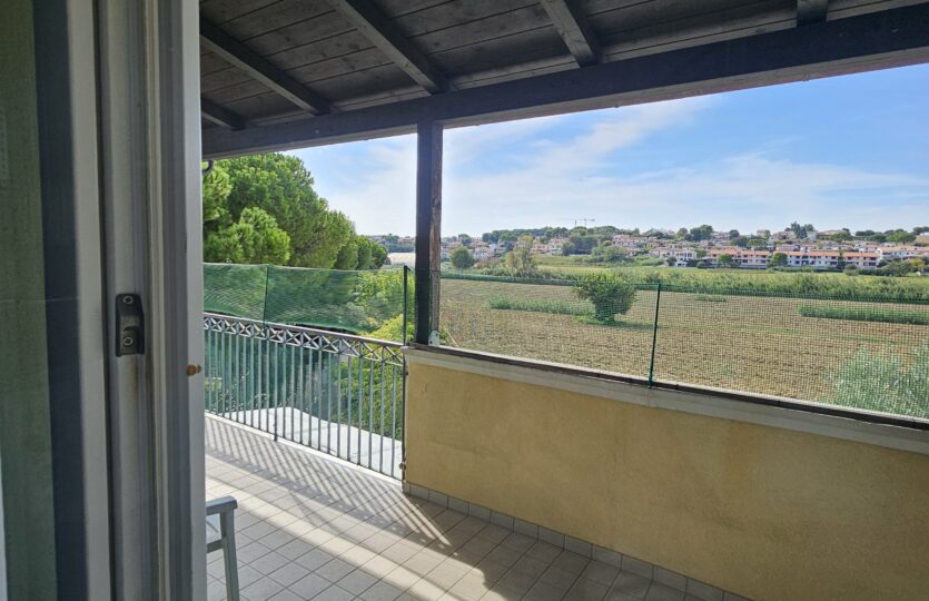 Terrazza con vista sulla campagna